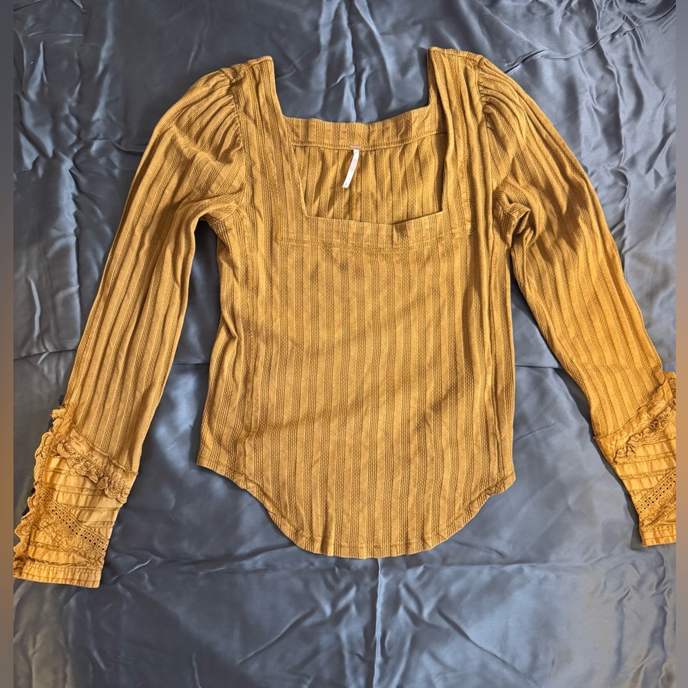 Free People Long Sleeve Top, NWOT